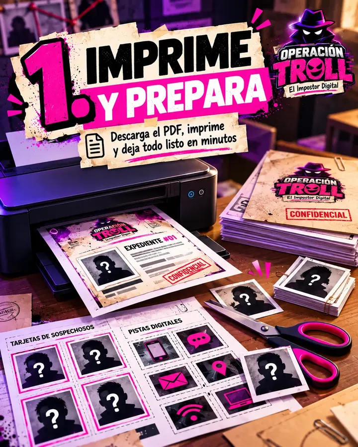 Paso 1 imprimir y preparar